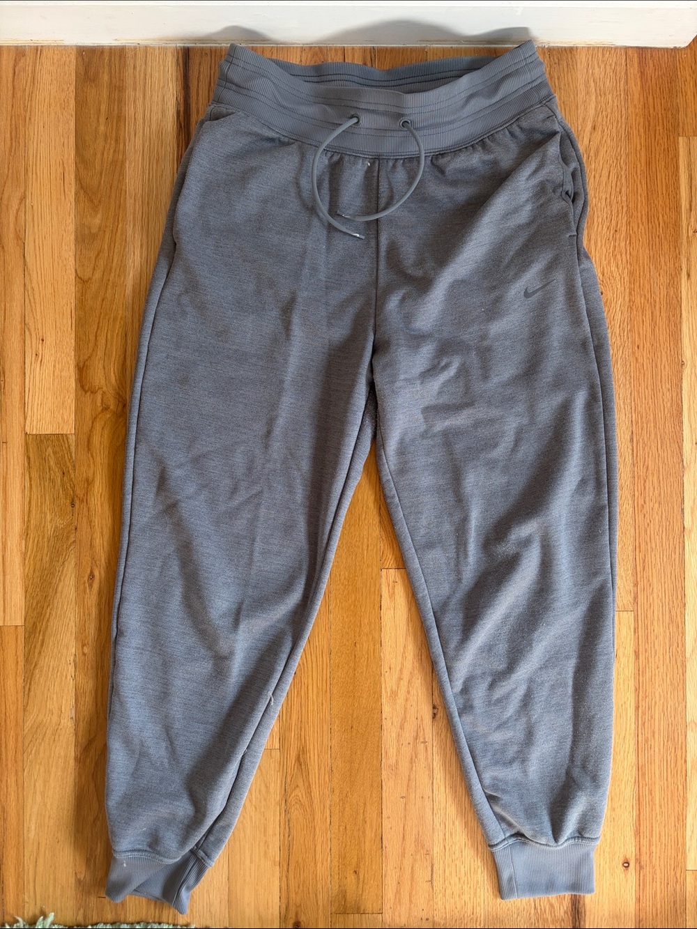 Women's Gray Jogger Sweatpants - Comfortable Everyday Bottoms, Size medium